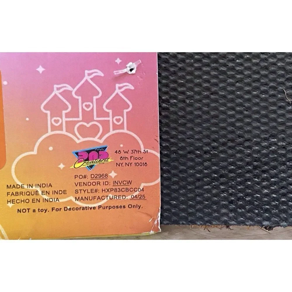 Care‎ Bears Halloween Spider Web Vampire Pumpkin Outdoor Coir Door Mat 18 X 28”